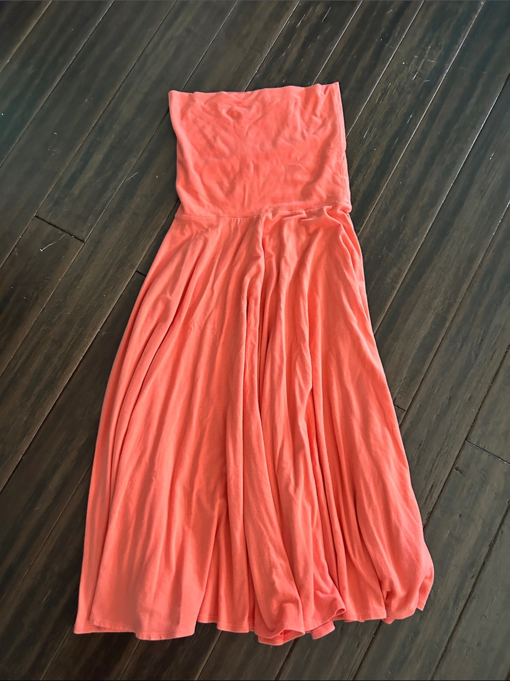 J. Crew Strapless Coral Dress